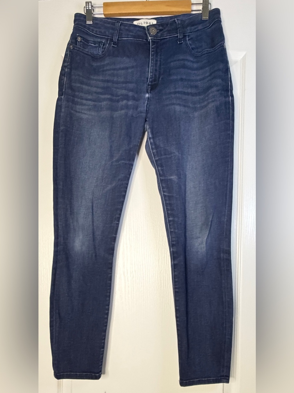 DL1961 Margaux Instasculpt Ankle Skinny Jeans Size 29 Canyon Medium Dark Wash